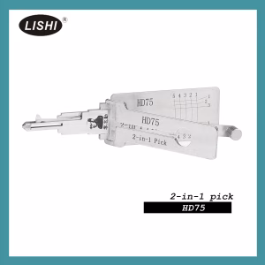 Lishi hd75 fresado plano honda Suzuki Kymco Kawasaki y otras motocicletas ranura derecha dos en una herramienta