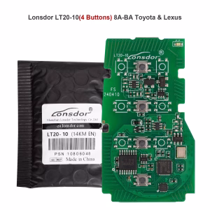 Lonsdor LT20-10 Universal Smart Remote PCB All-in-One Board for Toyota/Lexus 8A-BA 4/5/6 Buttons Switchable Frequency
