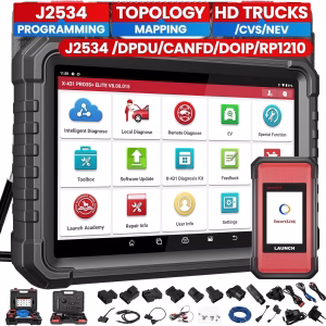 2025 LAUNCH X431 PRO3S+ Elite All-in-One Bidirectional Scan Tool with SmartLink 2.0 Support Topology Map, 60+Service CANFD/DoIP/D-PDU